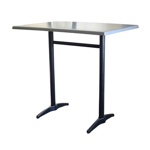 Astoria Black Twin Bar Table Base Suit 800mm Siesta